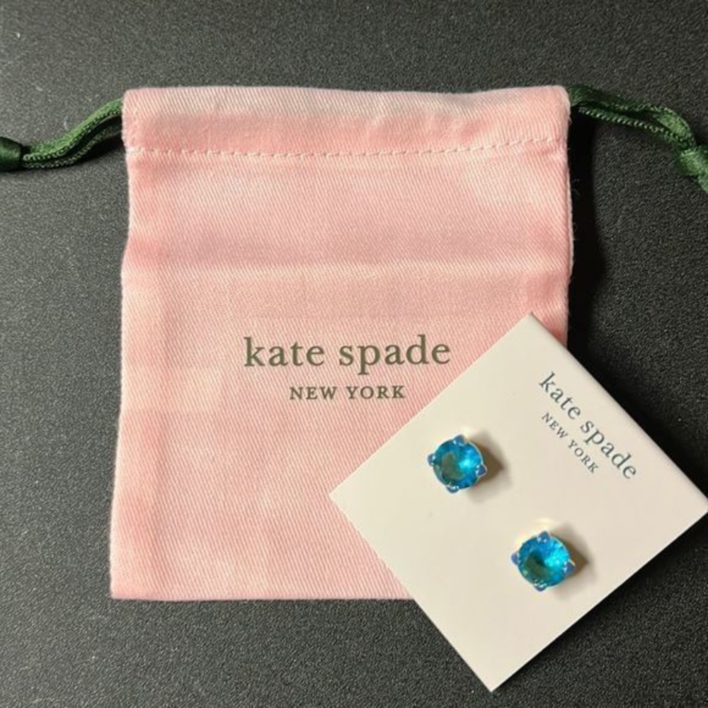 Kate Spade light sapphire earrings